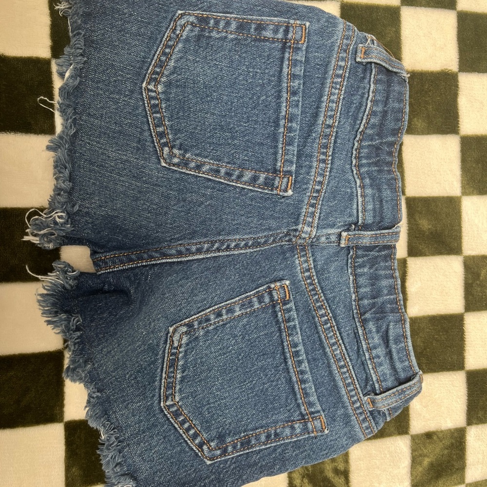 Old Navy Girls Denim Shorts Bundle - Dark Blue, Medium Blue, Light Blue, Black - Picture 3 of 16